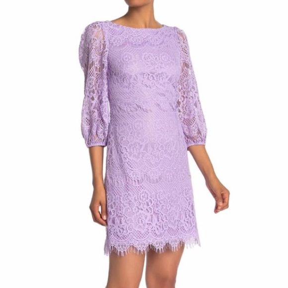 eliza j lavender dress